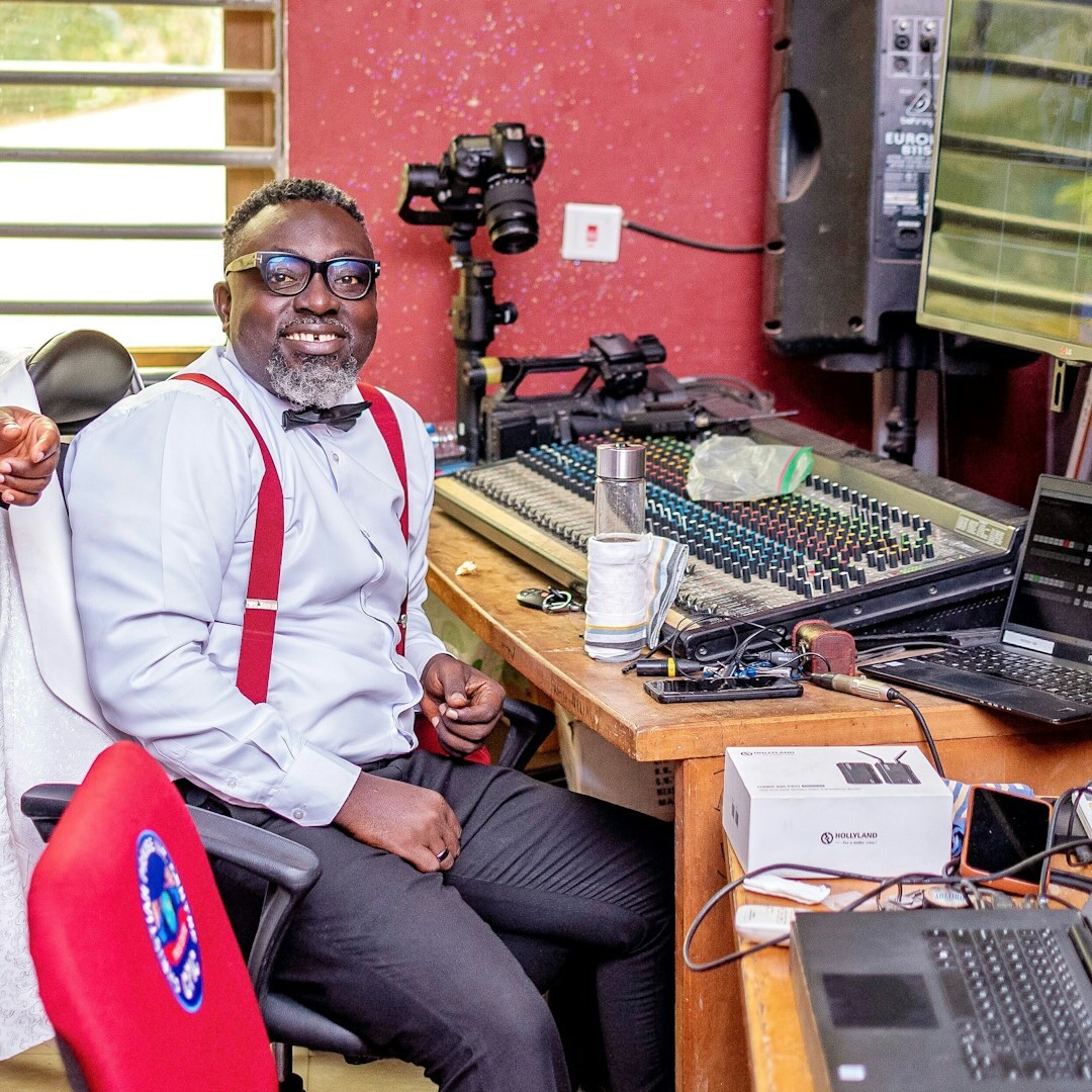 Professional video director and producer man